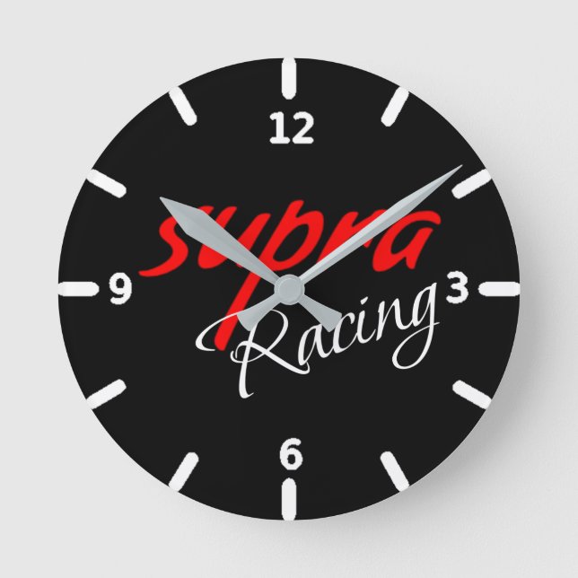 Hologe Supra Racing Round Clock (Front)