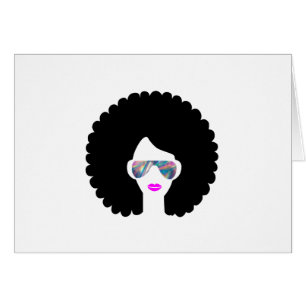 hologram afro girl