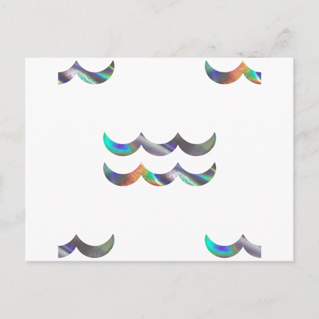 hologram Aquarius Postcard (Front)