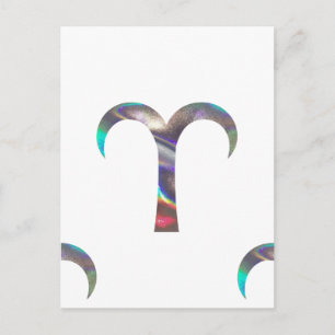 hologram Aries Postcard