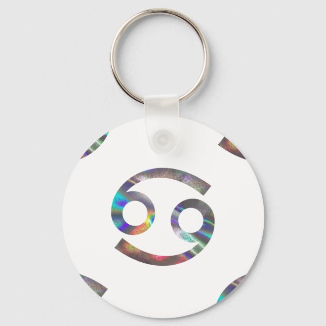 hologram Cancer Keychain (Front)