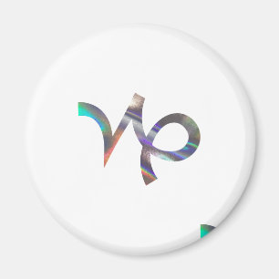 hologram Capricorn Magnet