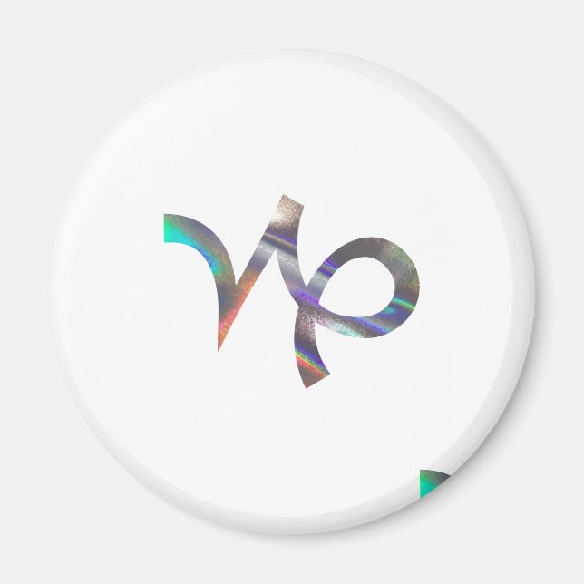 hologram Capricorn Magnet (Front)