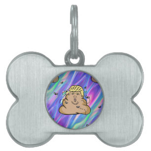 hologram dump trump pet name tag