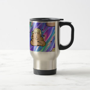 hologram dump trump travel mug