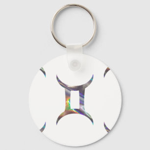 hologram Gemini Keychain