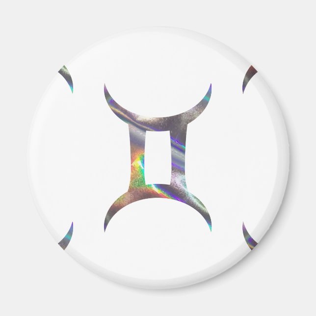 hologram Gemini Magnet (Front)