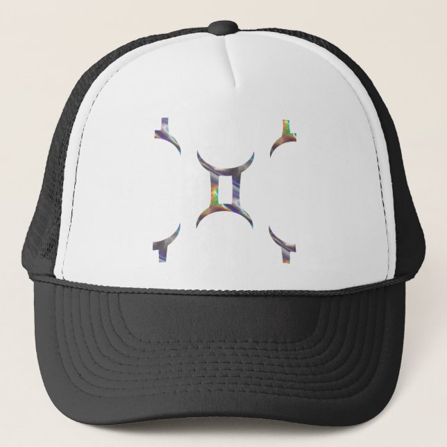 hologram Gemini Trucker Hat (Front)