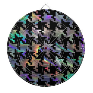 hologram houndstooth dartboard