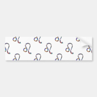 hologram Leo Bumper Sticker