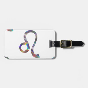 hologram Leo Luggage Tag