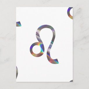 hologram Leo Postcard
