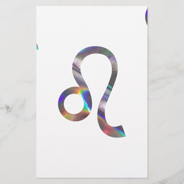 hologram Leo Stationery (Front)