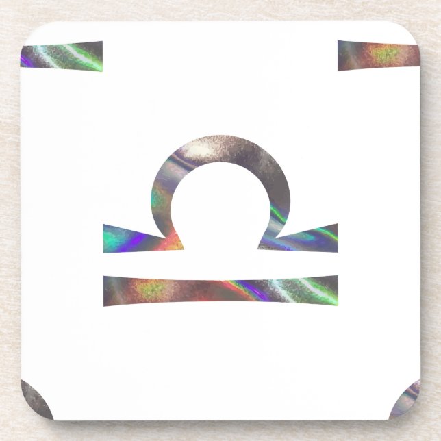 hologram Libra Coaster (Front)