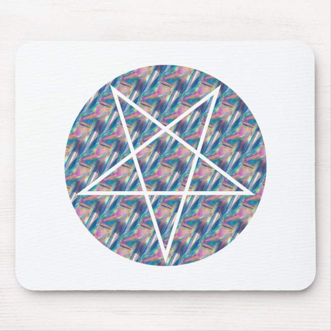 hologram pentagram mouse pad (Front)