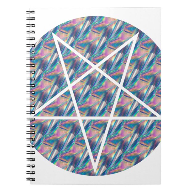 hologram pentagram notebook (Front)