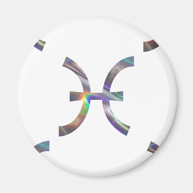 hologram Pisces Magnet (Front)