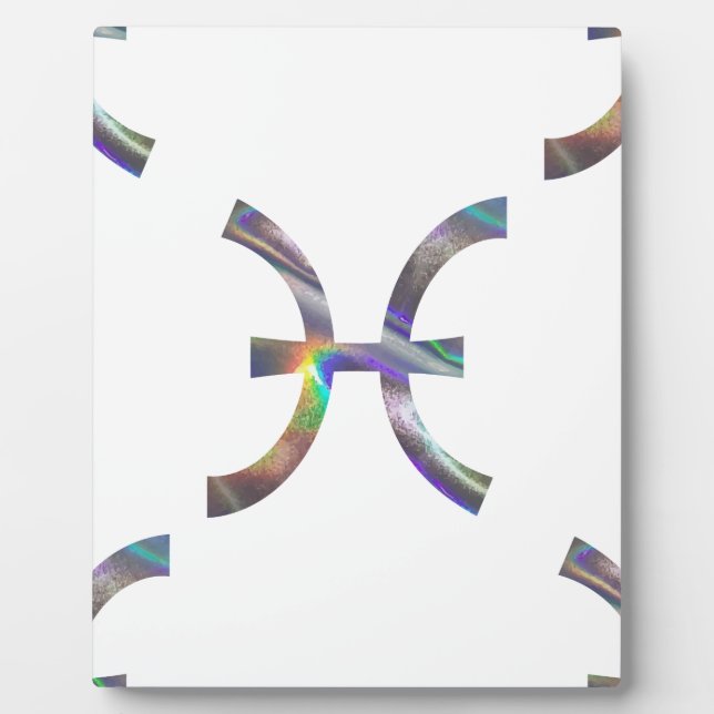 hologram Pisces Plaque (Front)