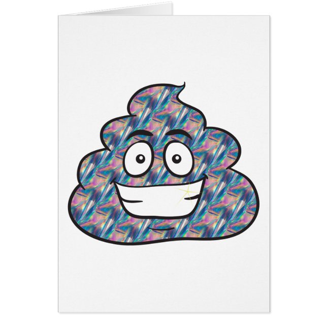 hologram poop emoji (Front)