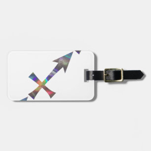 hologram Sagittarius Luggage Tag