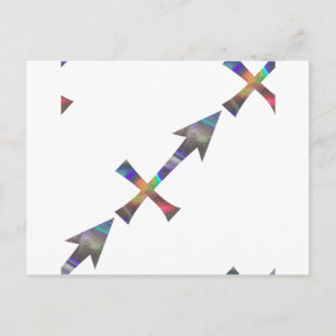 hologram Sagittarius Postcard