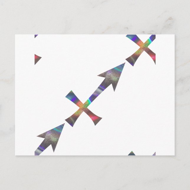 hologram Sagittarius Postcard (Front)
