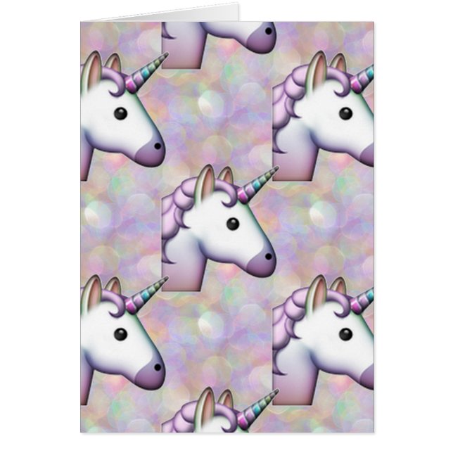 hologram unicorn emoji (Front)