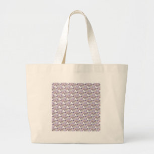 hologram unicorn emoji large tote bag