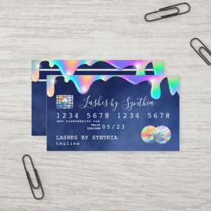 hologramme gouttes marine Carte de crédit ajouter 