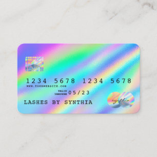Holograph  Modern Credit Card Style