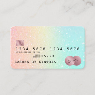 Holograph Modern Credit Card Style