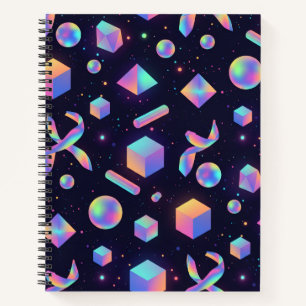 Holographic 3D Space Aesthetic Journal