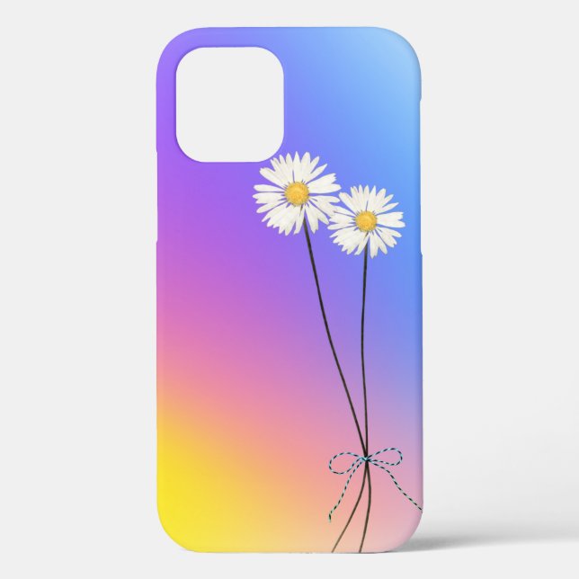 Holographic Abstract and Daisies Case-Mate iPhone  Case-Mate iPhone Case (Back)