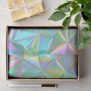 Holographic Abstract Pattern Tissue Paper