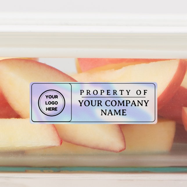 Holographic Add Logo Property Of Labels (Affixed)