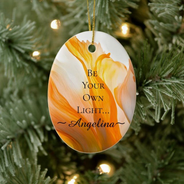 Holographic Aesthetic Ceramic Ornament (Tree)