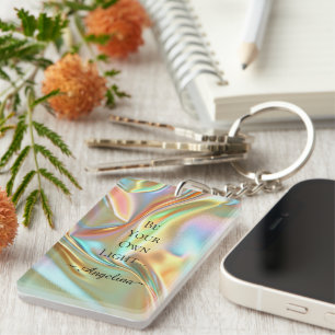 Holographic Aesthetic Keychain