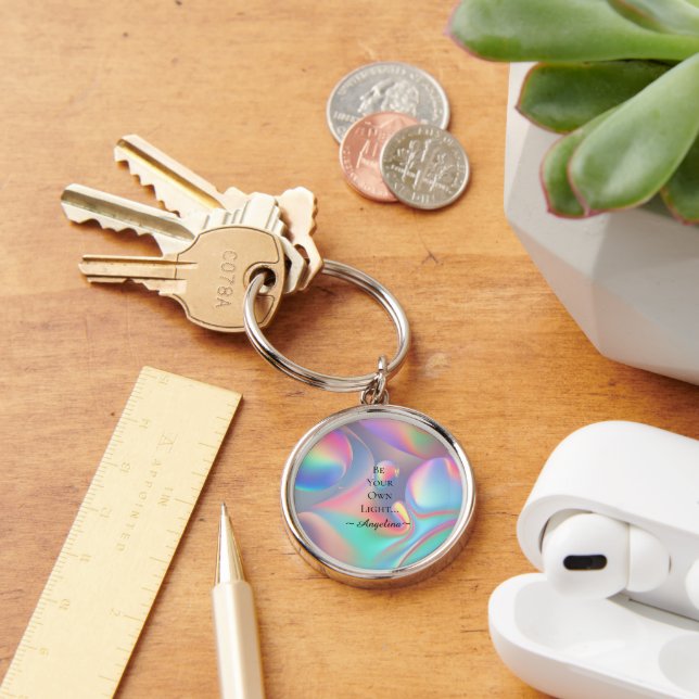 Holographic Aesthetic Keychain (Desk)