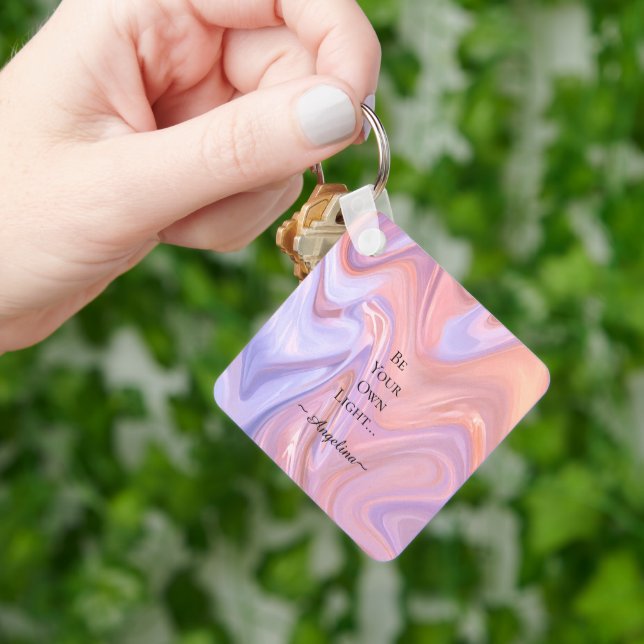 Holographic Aesthetic Keychain (Hand)