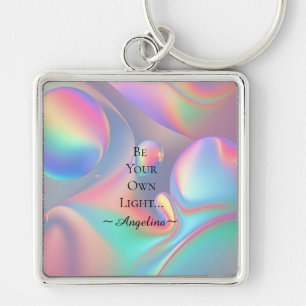 Holographic Aesthetic Keychain