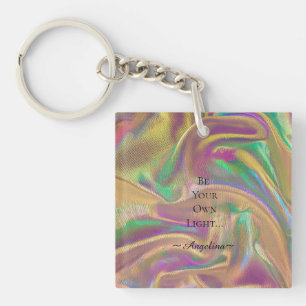 Holographic Aesthetic Keychain
