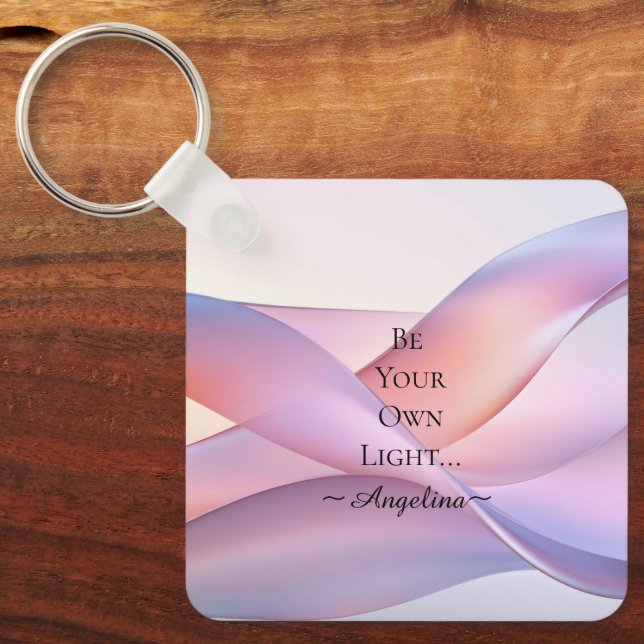 Holographic Aesthetic Keychain (Front)