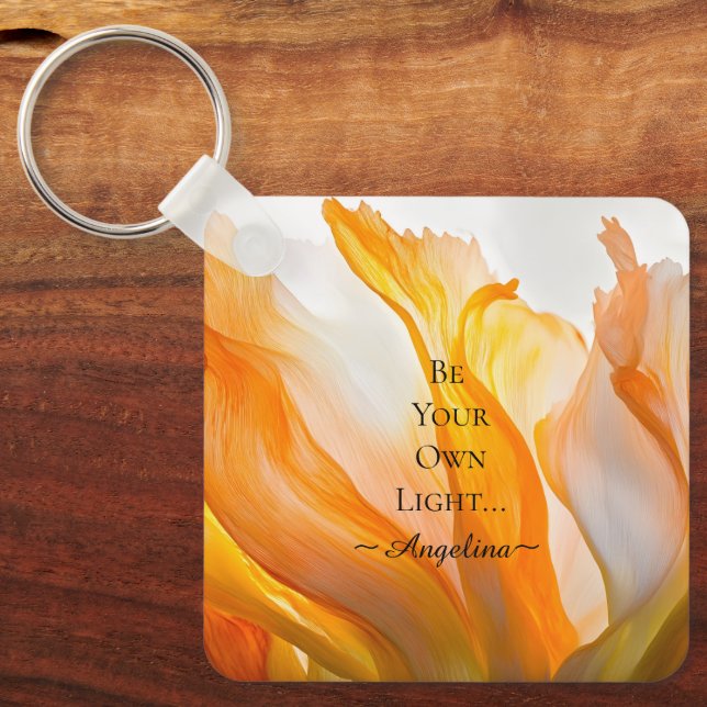 Holographic Aesthetic Keychain (Front)