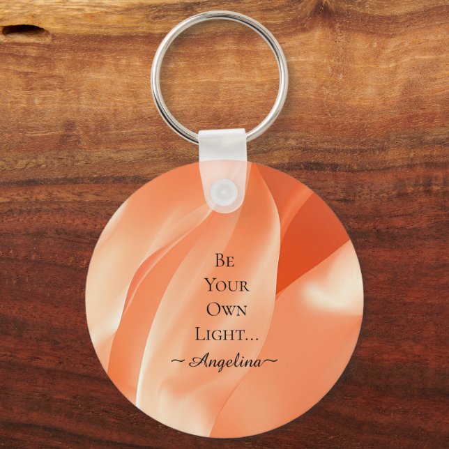 Holographic Aesthetic Keychain (Front)