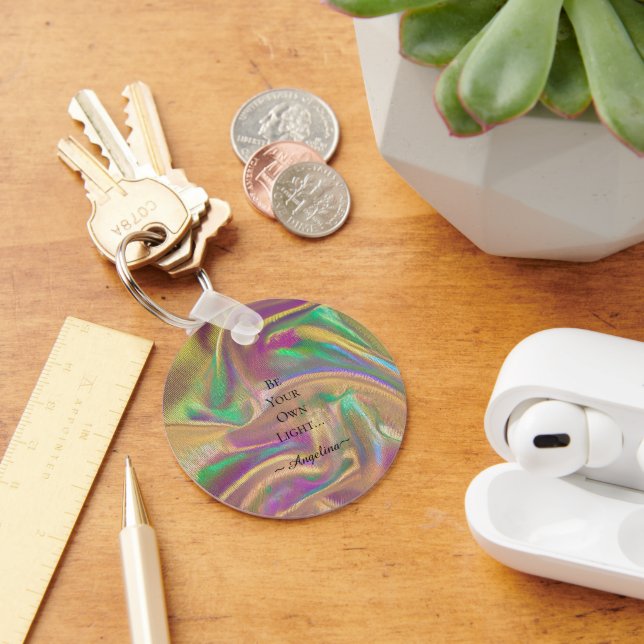 Holographic Aesthetic Keychain (Desk)