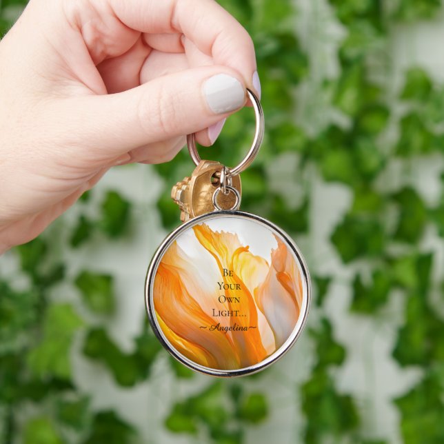 Holographic Aesthetic Keychain (Hand)