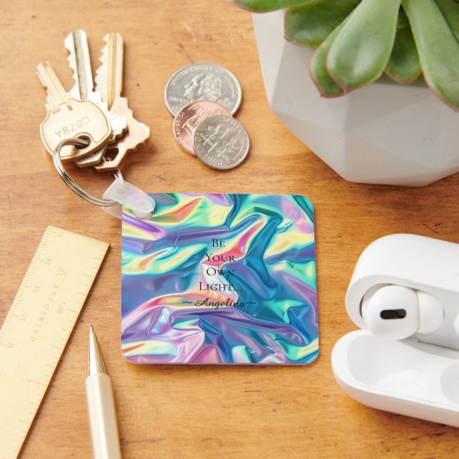 Holographic Aesthetic Keychain (Desk)