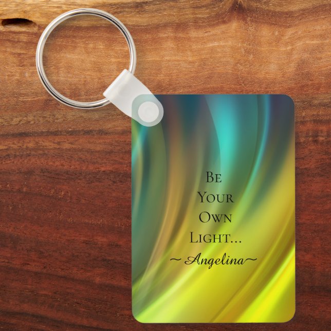Holographic Aesthetic Keychain (Front)