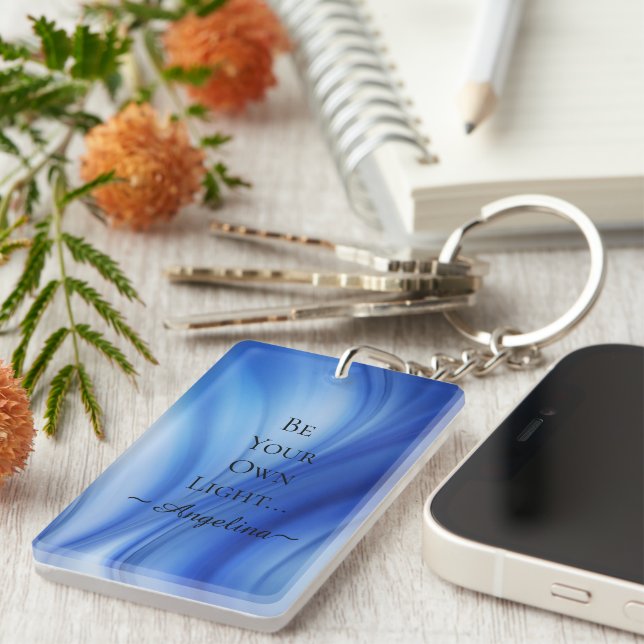 Holographic Aesthetic Keychain (Front Right)