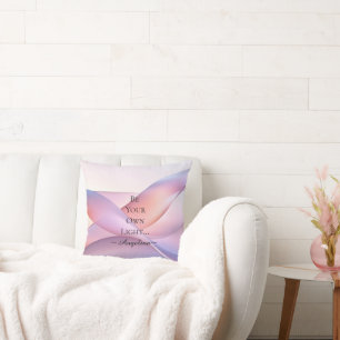 Holographic Aesthetic Throw Pillow